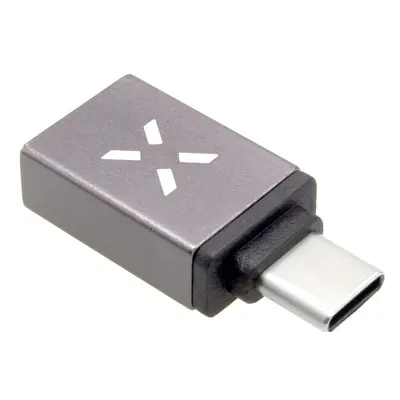 FIXED Link hliníková redukce z USB-A na USB-C 3.0 šedá