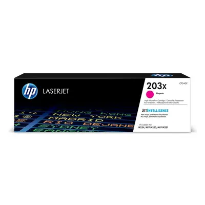 HP 203X Magenta LaserJet Toner Cartridge Purpurová