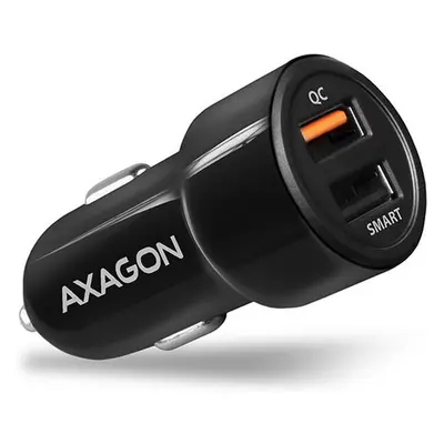 AXAGON PWCQC5 QUICK a SMART nabíječka do auta 2x port QC3.0/AFC/FCP + 5V2.6A 31.5W