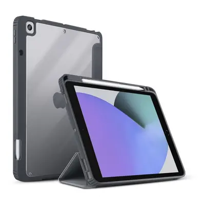 UNIQ Moven Antimikrobiální pouzdro iPad 10.2" (19/20/21)/Air 10,5" (2019)/Pro 10.5" (2017) šedé