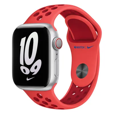 Apple Watch 41/40/38mm zářivěkarmínovo/Gym Red Nike sportovní řemínek Zářivěkarmínový/Gym Red