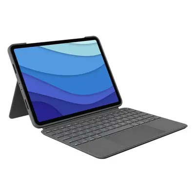 Logitech Combo Touch pouzdro s CZ/SK klávesnicí iPad Pro 12.9' (5./6. generace) šedé