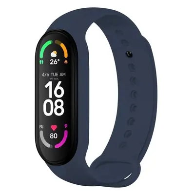 FIXED Silicone Strap silikonový řemínek Xiaomi Mi Band 7/6/5 modrý