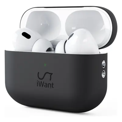 iWant Silicone ochranné pouzdro AirPods Pro 2 černé