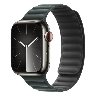 Apple Watch 41/40/38mm listově zelený magnetický tah M/L Zelená