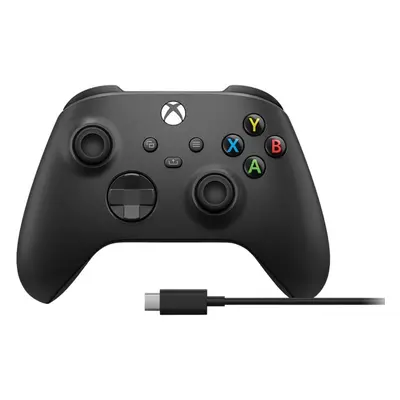 Xbox Wireless Controller černý + USB-C kabel Černá