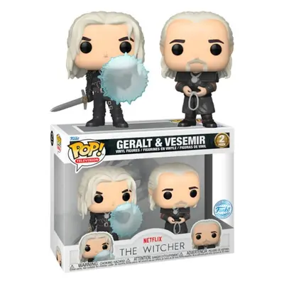 Funko POP TV: Witcher - Geralt and Vesemir 2pack (Zaklínač, exclusive special edition)