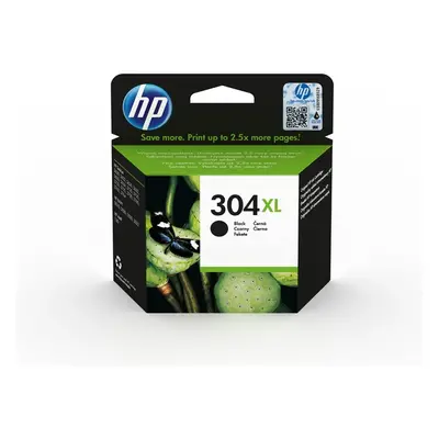 HP 304XL originální inkoustová kazeta černá N9K08AE Černá