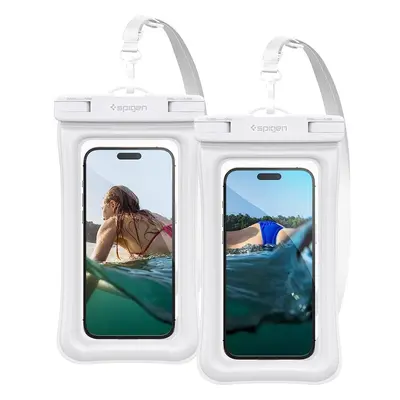 Spigen Aqua Shield Floating voděodolné pouzdro A610 2 Pack bílé