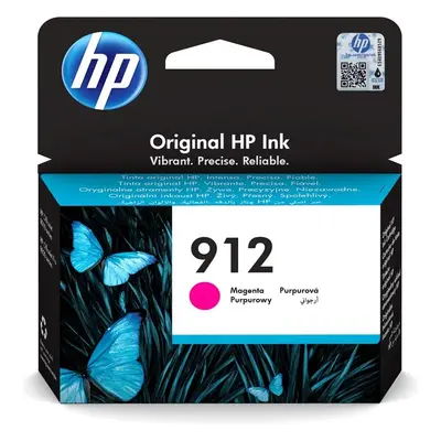 HP 912 originální inkoustová kazeta purpurová 3YL78AE Růžová