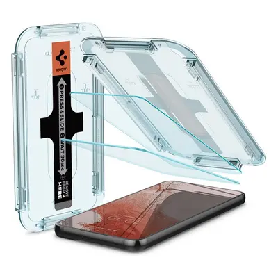 Spigen Glas tR EZ Fit 2 Pack tvrzené sklo Samsung Galaxy S22