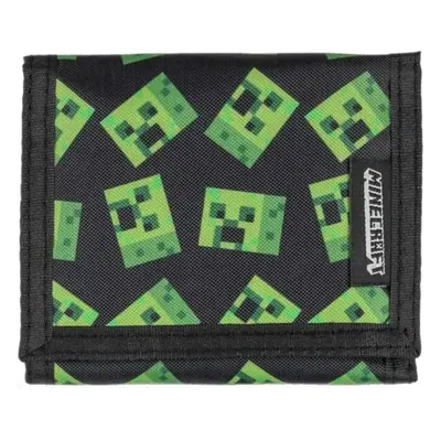 Peněženka rozkládací Minecraft Creeper Černá/Zelená