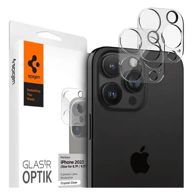 Spigen Glass tR Optik 2 Pack skla iPhone 16 Pro/16 Pro Max/15 Pro/15 Pro Max/14 Pro/14 Pro Max