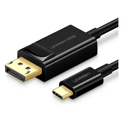 UGREEN USB-C/DisplayPort kabel, 1,5 metru, černý