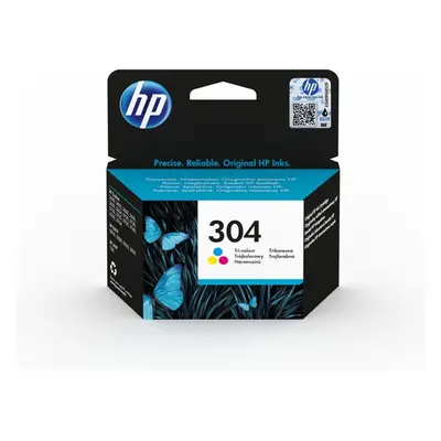 HP 304 Tri-color Original Ink Cartridge Vícebarevná