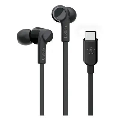 Belkin ROCKSTAR™ Sluchátka s USB-C konektorem černá