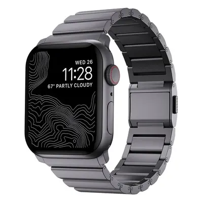 Nomad Aluminum hliníkový řemínek Apple Watch 49mm/45mm/44mm/42mm šedý