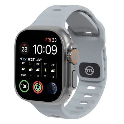 Mobile Origin Strap Light Gray Apple Watch 49mm/45mm/44mm/42mm AWS-01-LGR Světle šedá