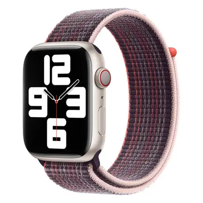 Apple Watch 49/45/44/42mm bezinkově fialový provlékací sportovní řemínek Bezinkově fialová