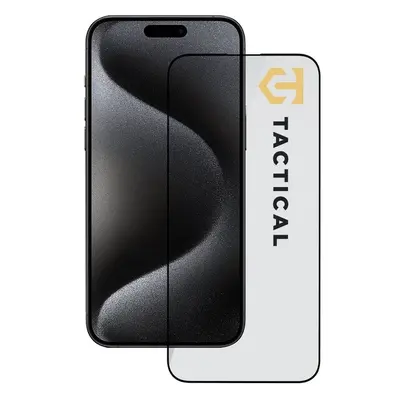 Tactical Glass Shield 5D sklo pro Apple iPhone 15 Pro Max černé