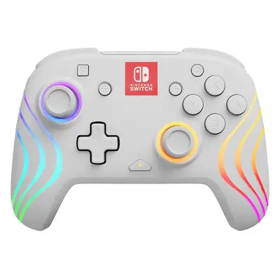 PDP bezdrátový ovladač Pad Afterglow Wave bílý (Switch)