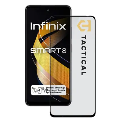 Tactical Glass Shield 5D sklo pro Infinix Smart 8 černé