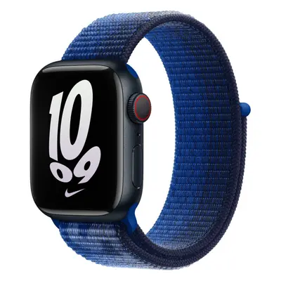 Apple Watch 41/40/38mm Game Royal/půlnočně námořnický Nike provlékací sportovní řemínek Game Roy