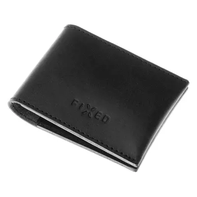 FIXED Wallet Kožená peněženka z pravé hovězí kůže černá