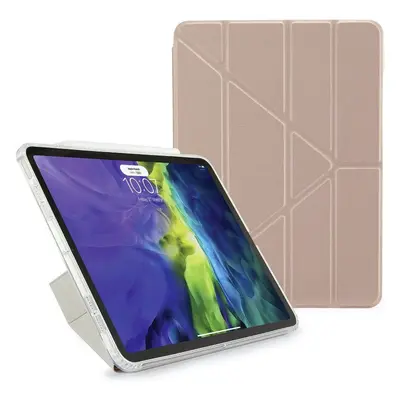 Pipetto Metallic Origami pouzdro pro Apple iPad Air 11" (2024) růžovozlaté Růžově zlatá