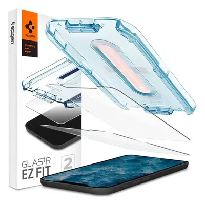 Spigen Glas tR EZ Fit tvrzené sklo iPhone 12 / 12 Pro 2 ks čiré