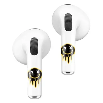 RockMax skin Art dekorativní nálepka pro AirPods 3 Black Smile