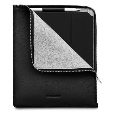 Woolnut kožené Folio pouzdro pro 12,9"/13" iPad Pro, 13" Air černé