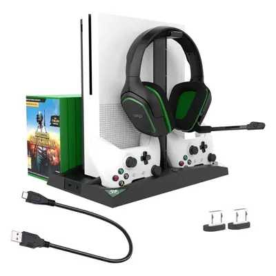 iPega XB007 Multifunkční Nabíjecí Stojan s Chlazením pro Xbox One