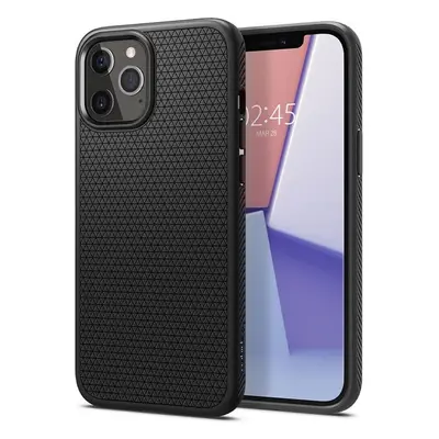 Spigen Liquid Air kryt iPhone 12 / 12 Pro černý