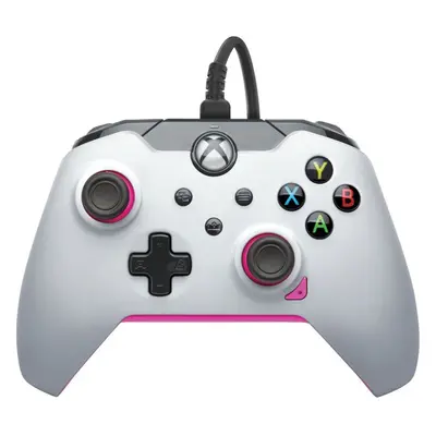 PDP Wired Controller Bílá/růžová