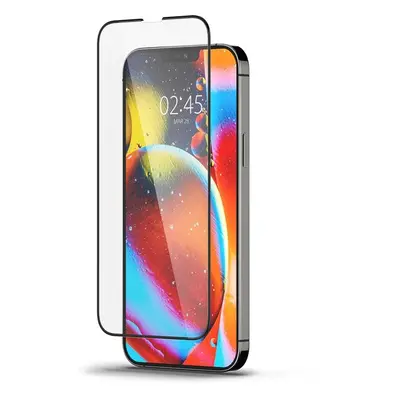 Spigen tR Slim HD ochranné sklo iPhone 13/13 Pro černé