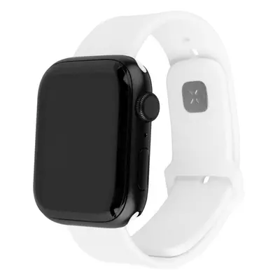 FIXED set silikonových řemínků Apple Watch Ultra 49mm bílý