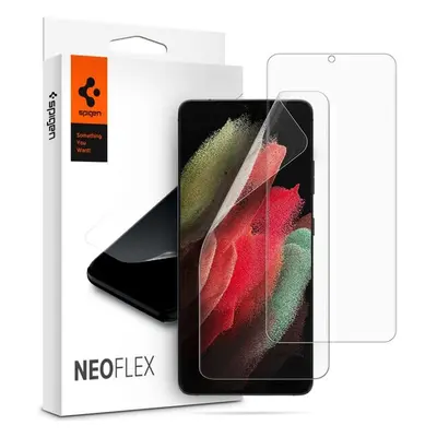 Spigen Neo Flex 2 Pack ochranná folie Galaxy S21 Ultra