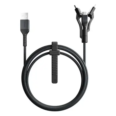 Nomad Kevlar USB-A Universal kabel - 1.5 m černá (NM01325185) Černá