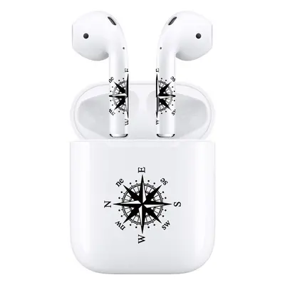 RockMax skin Art dekorativní nálepka pro AirPods 1/2 Gen.+nabíjecí pouzdro Kompas