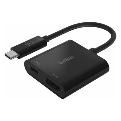 Belkin USB-C adaptér na HDMI + 60W napájení černý