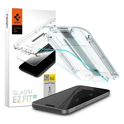 Spigen Glass tR EZ Fit HD tvrzené sklo iPhone 16 Plus/15 Plus čiré