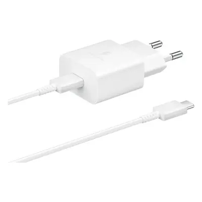 Samsung 15W USB-C nabíječka s kabelem bílá (EP-T1510XWEGEU)