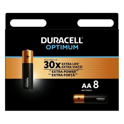 DURACELL Optimum AA 8ks 42386 Černá