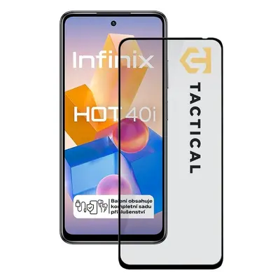 Tactical Glass Shield 5D sklo pro Infinix Hot 40i černé