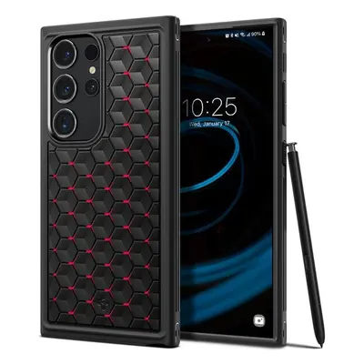 Pouzdro Spigen Cryo Armor Samsung Galaxy S24 Ultra červené Červená