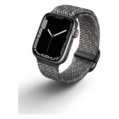 UNIQ Aspen Designer Edition řemínek Apple Watch 46/45/44/42mm Pebble Grey