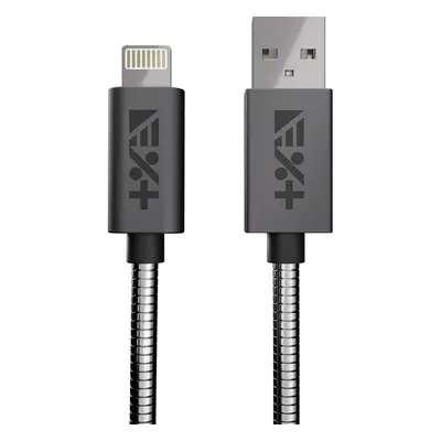 Next One USB-A to Lightning Metallic Cable 1m šedý