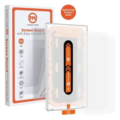 Mobile Origin Orange Screen Guard 2 Pack 2,5D ochranné sklo s aplikátorem Samsung Galaxy S24+