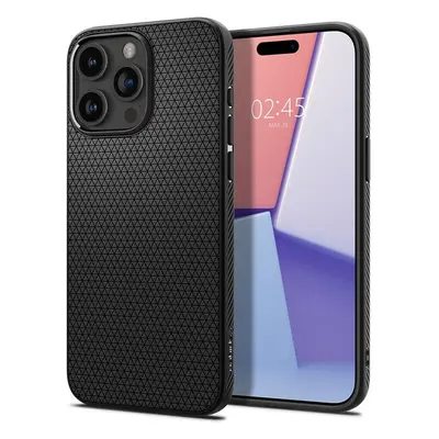 Spigen Liquid Air kryt iPhone 15 Pro Max matně černý